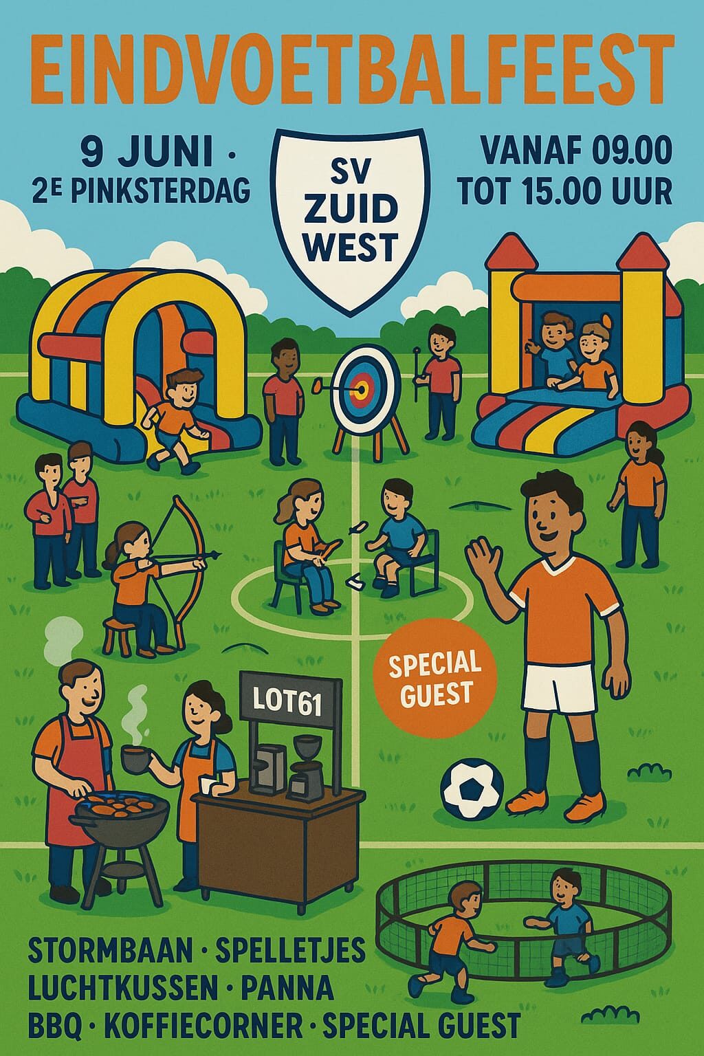 SV Zuidwest Sluit Het Seizoen Af Met Spetterend Eindfeest